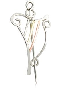 Harp Shawl & Hair Pin by Kieran Cunningham Jewelry