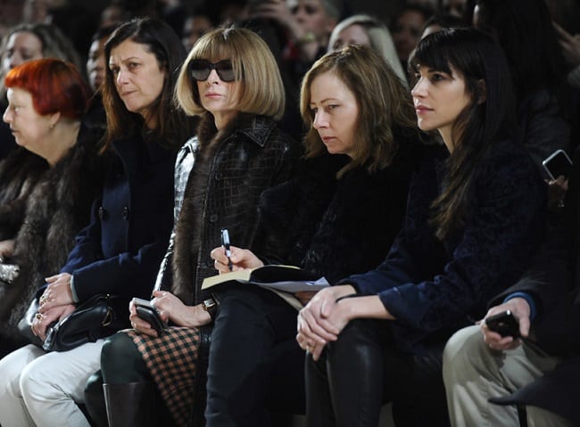 Front Row at a Fashion Show