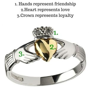 Explore our Claddagh Jewely collection at Blarney.com