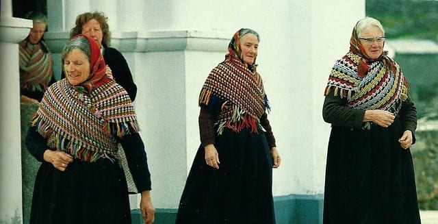 Traditional Women's Clothing of Inis Meáin, Ireland - some old