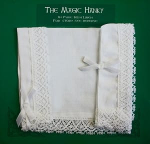 Magic Linen Hanky from Irish Looms available to buy at blarney.com