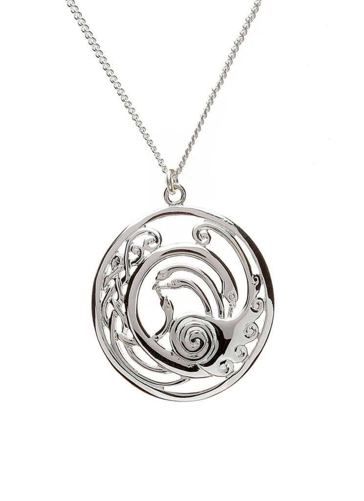 Children Of Lir Silver Pendant