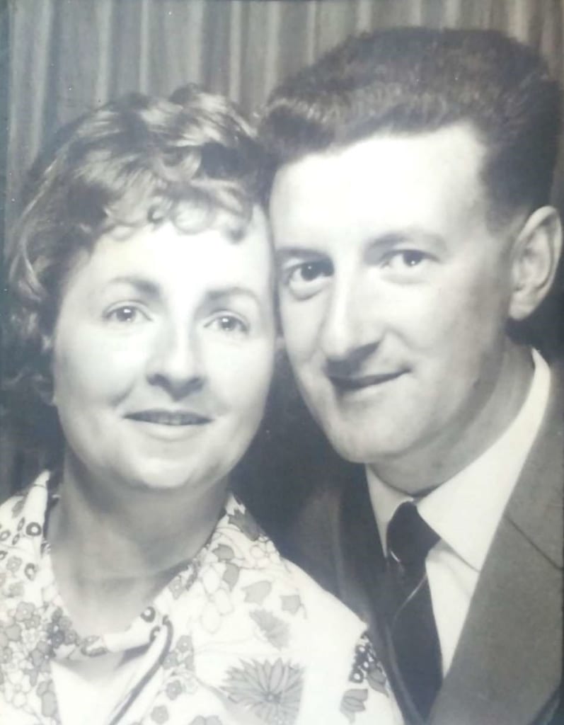 Suzanne's parents, Madge and John, met and courted at Blarney Woollen Mills.