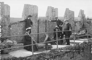 Kissing the Blarney Stone (1897). Image Source: National Library of Ireland on The Commons, Flickr