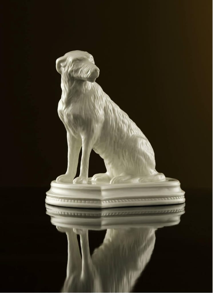 Limited Edition Belleek Classic Irish Wolfhound Figurine