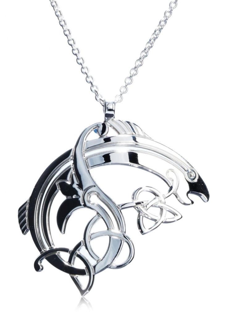 Salmon Of Knowledge Pendant by Declan Killen, $79.00