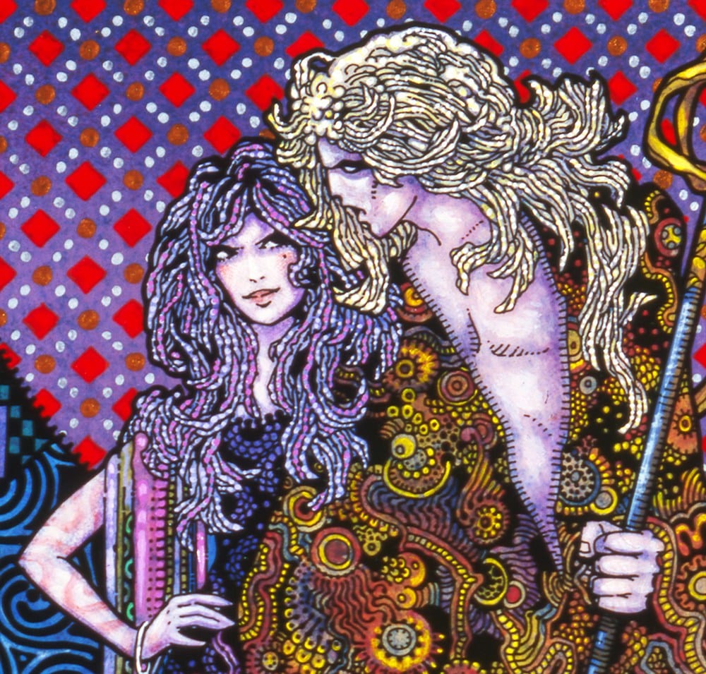 Diarmuid & Graáinne as Illustrated by celebrated Irish artist, Jim Fitzpatrick