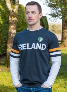 Men's Ireland Long Sleeve T-Shirt available at Blarney.com