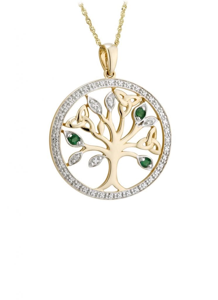 14K Gold Tree Of Life Pendant