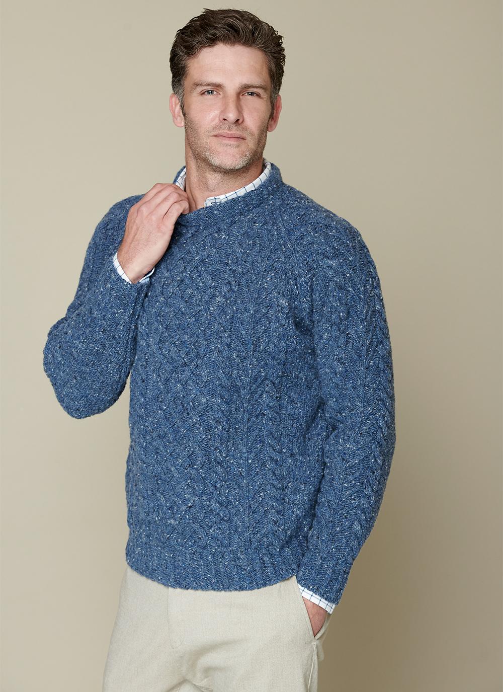 Fishing Trip Aran Crew Neck Sweater