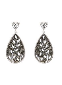 Trinity Tree of Life Marcasite Earrings