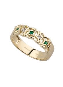 14K Gold Trinity Knot Ring