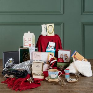 Hamper of Irish goodies included in Blarney.com's giveaway for Christmas