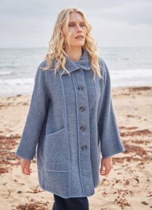 Fall Fashion: Maureen Herringbone Swing Wool Coat