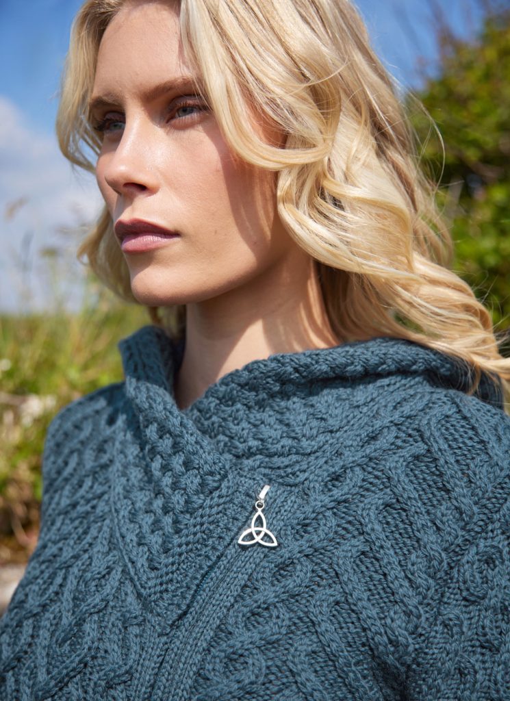 fall fashion: Caitlin Aran Cable Hooded Coatigan