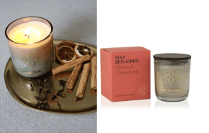 Max Benjamin Cloves & Cinnamon 210G Luxury Candle with Lid