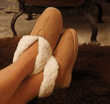 Unisex Faux Suede Boot Slippers