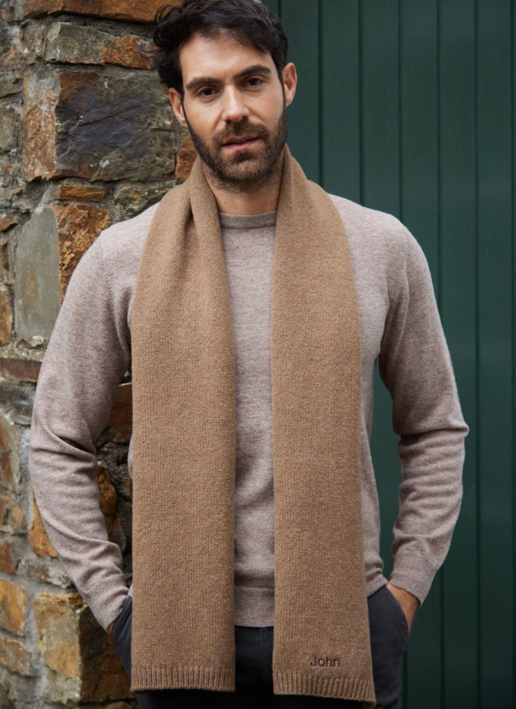 Personalized Wool Cashmere Scarf