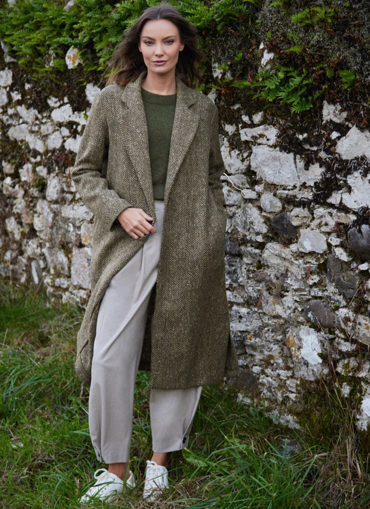 Irish Tweed Duster Coat