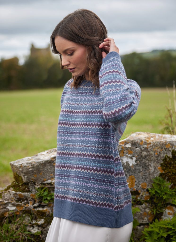 Willow Merino Fairisle Crew Neck Sweater