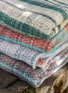 Recycled Wool Throws (Set Of Two)
