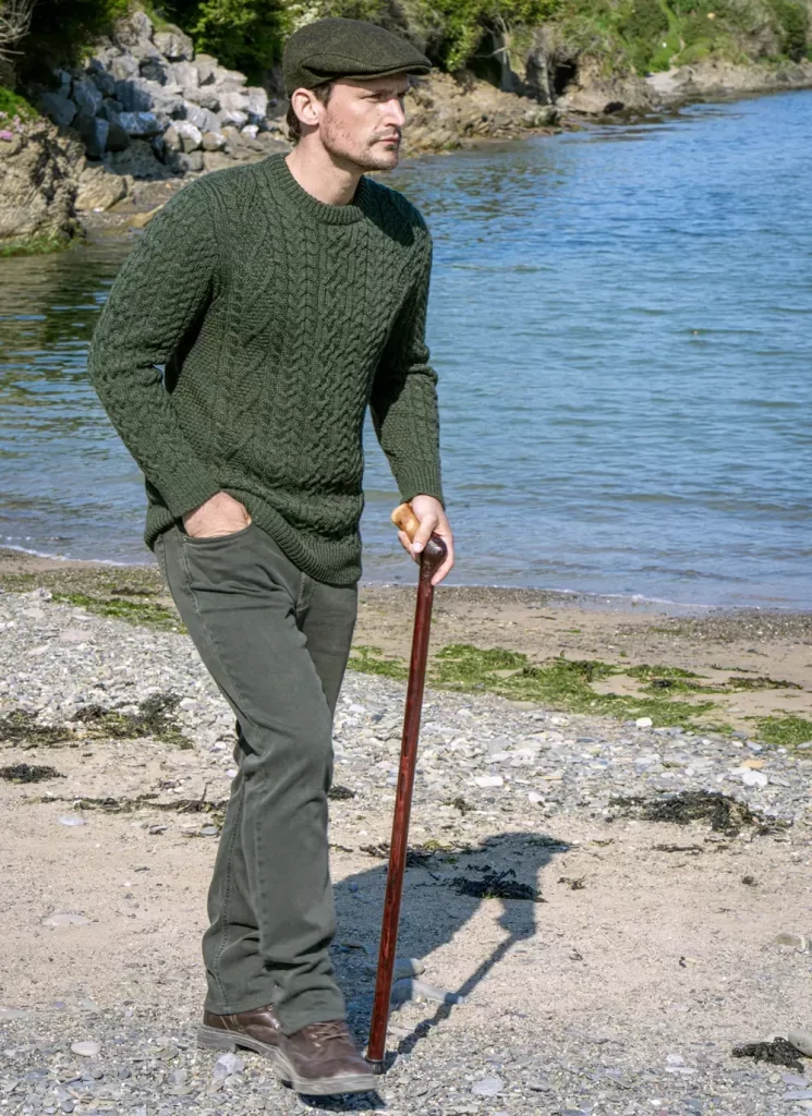 Irish Blackthorn Walking Stick 