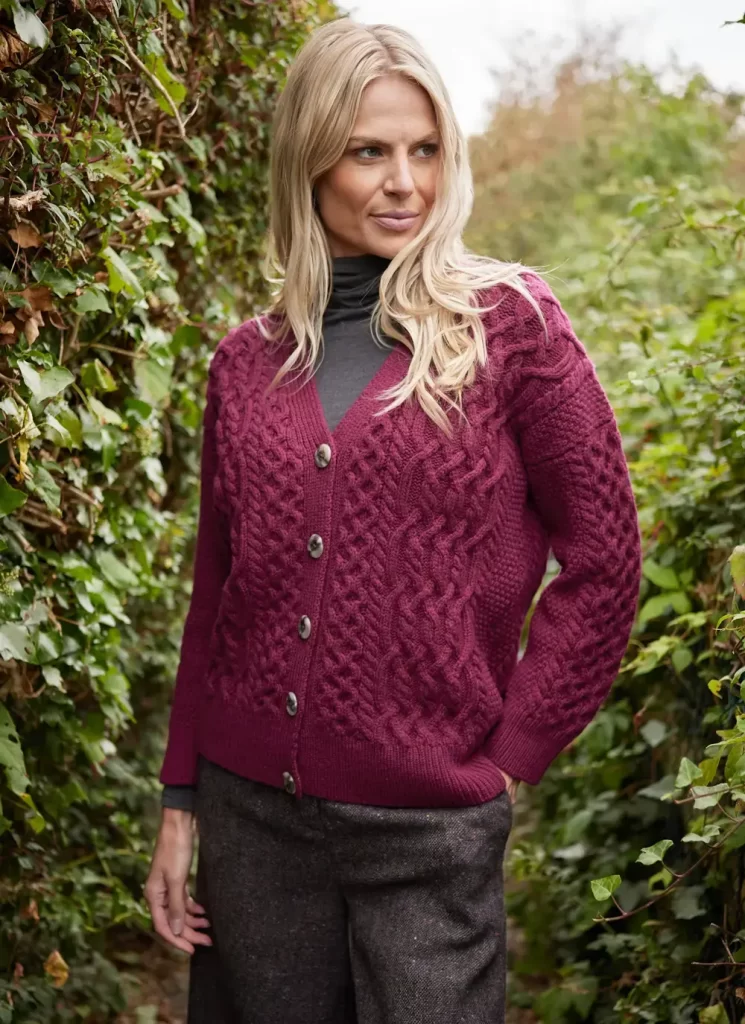 Arranmore Merino V-Neck Cardigan 
