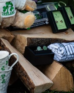 emerald green cufflinks