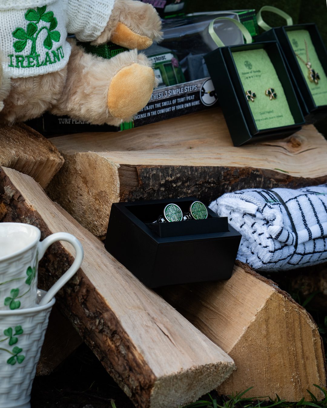 emerald green cufflinks