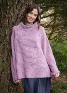 Merino Basketweave Poncho Merino Basketweave Poncho