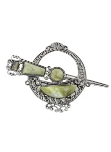 Connemara Marble Tara Brooch