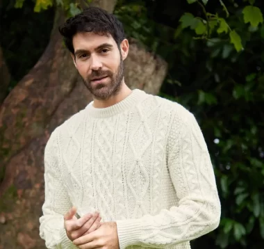 Personalized Blarney Diamond Aran